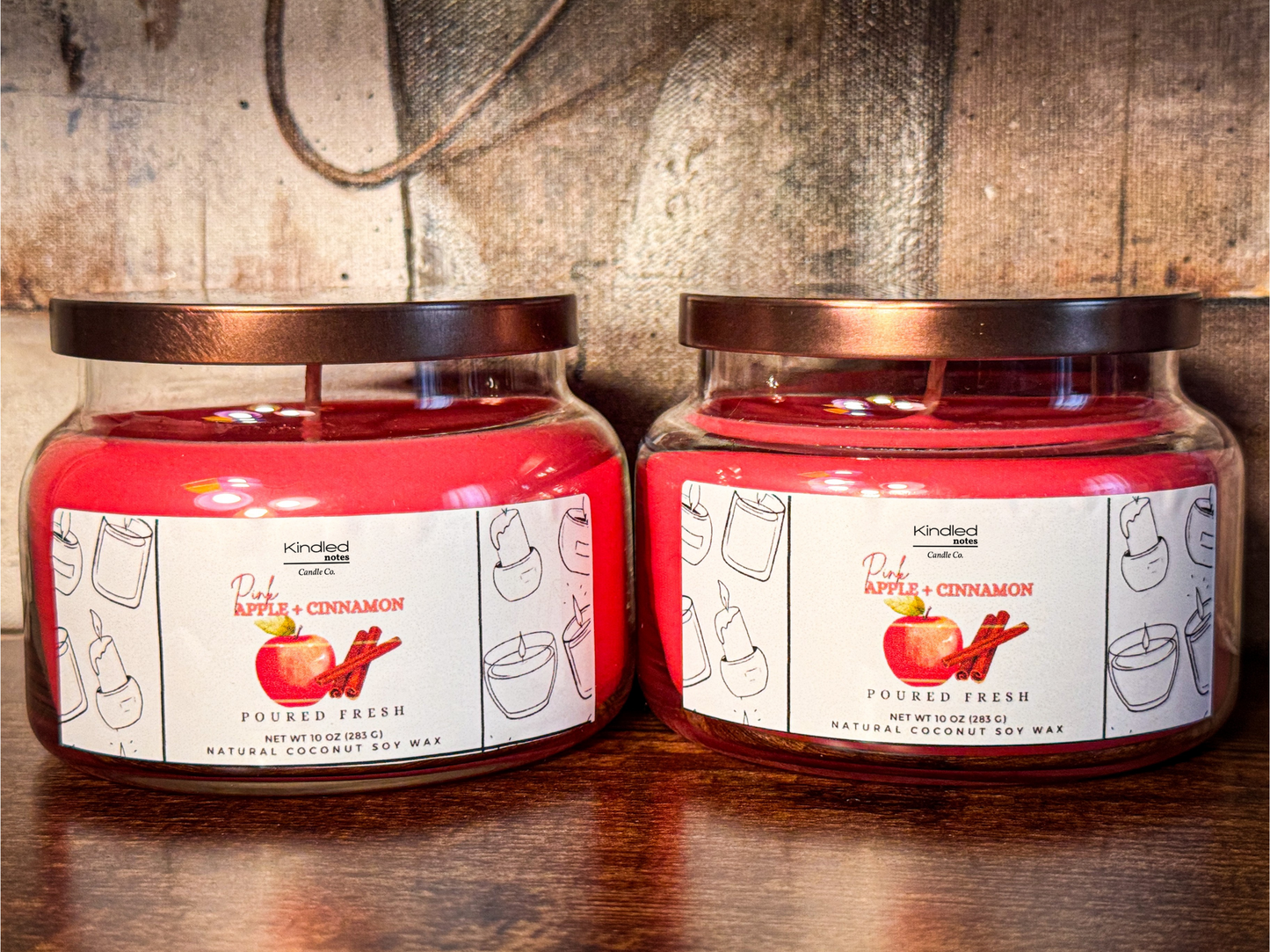 Pink Apple Cinnamon Signature Candle
