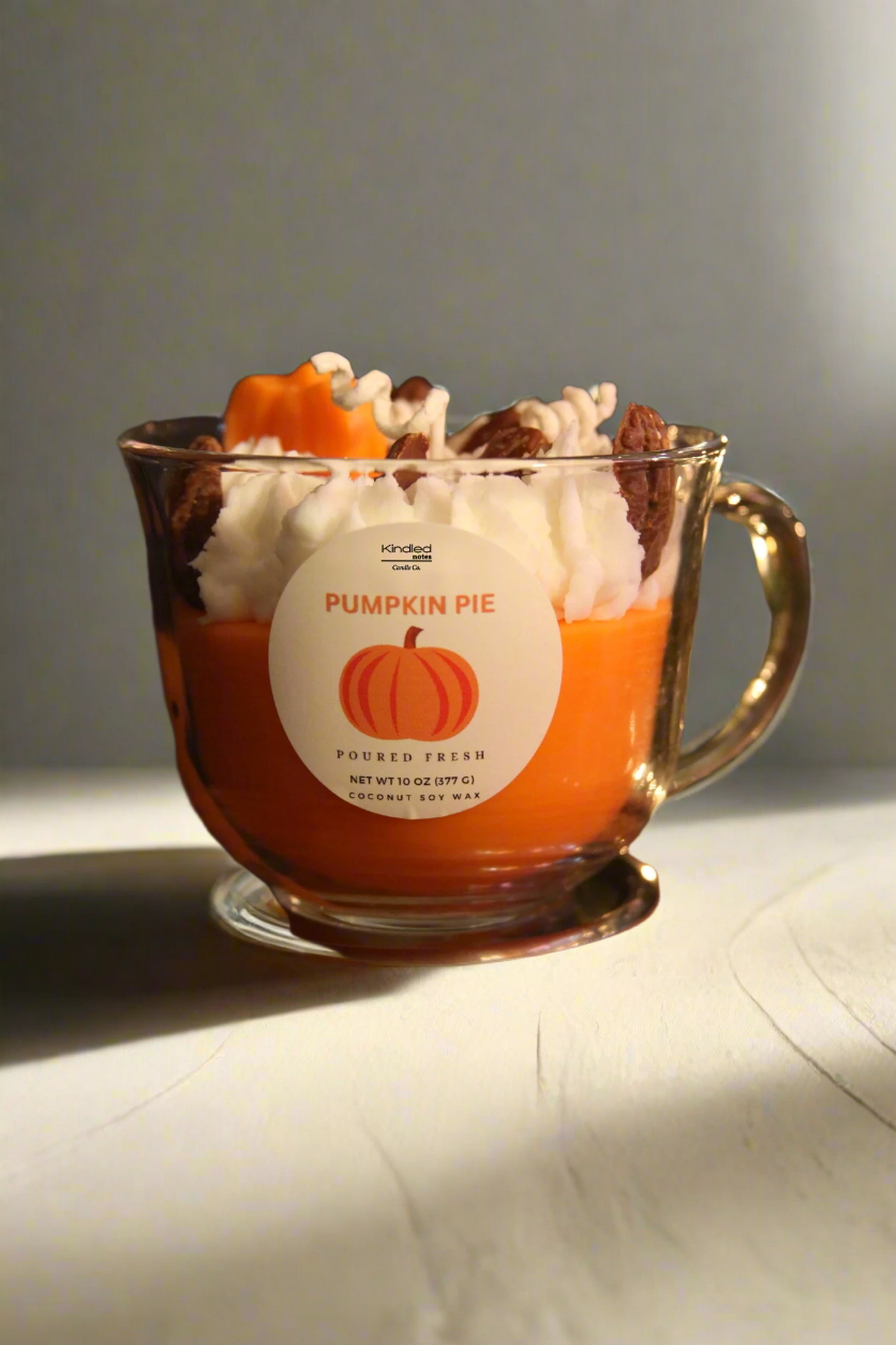 Pumpkin Pie Dessert Candle