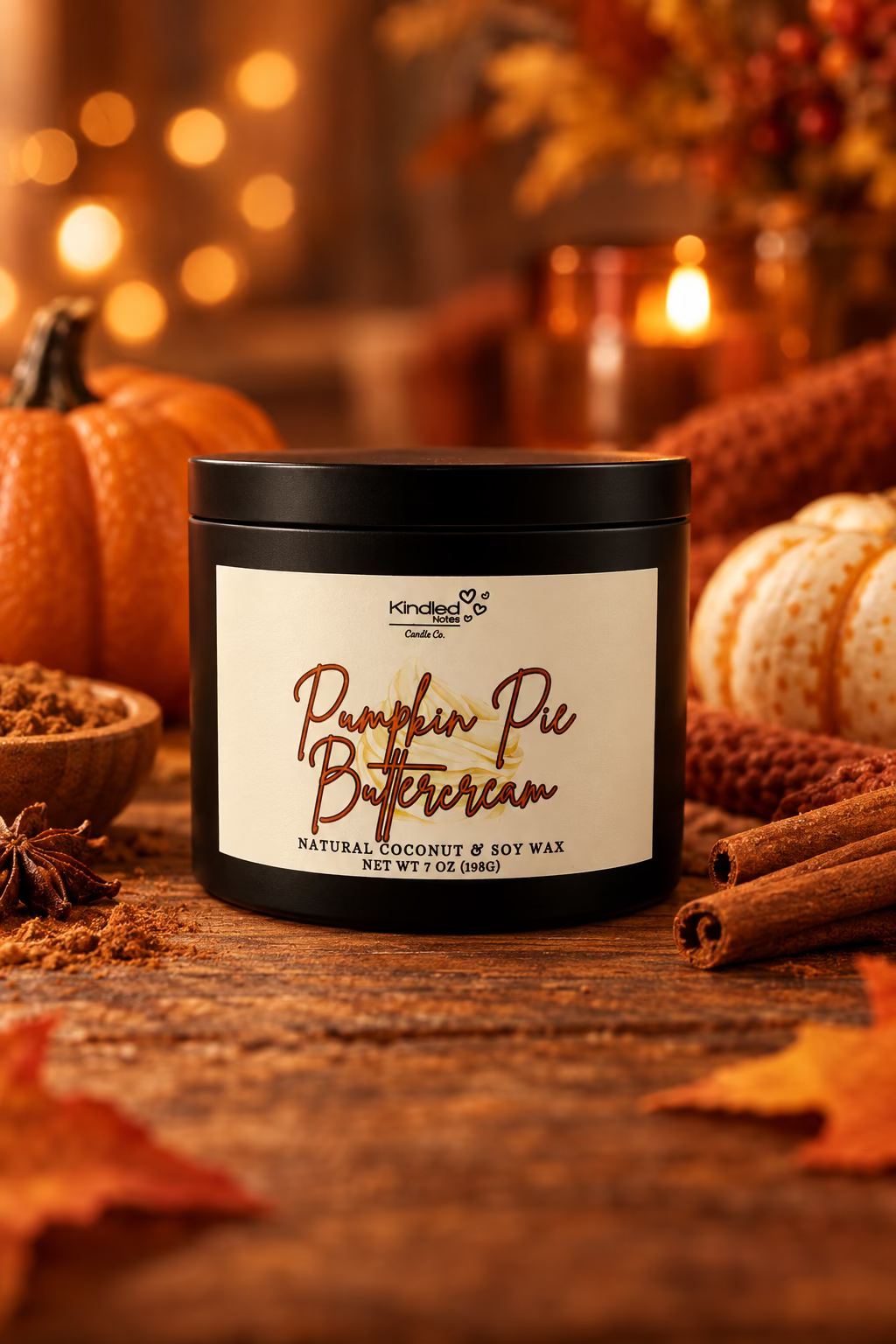 Pumpkin Pie Buttercream 7oz Candle