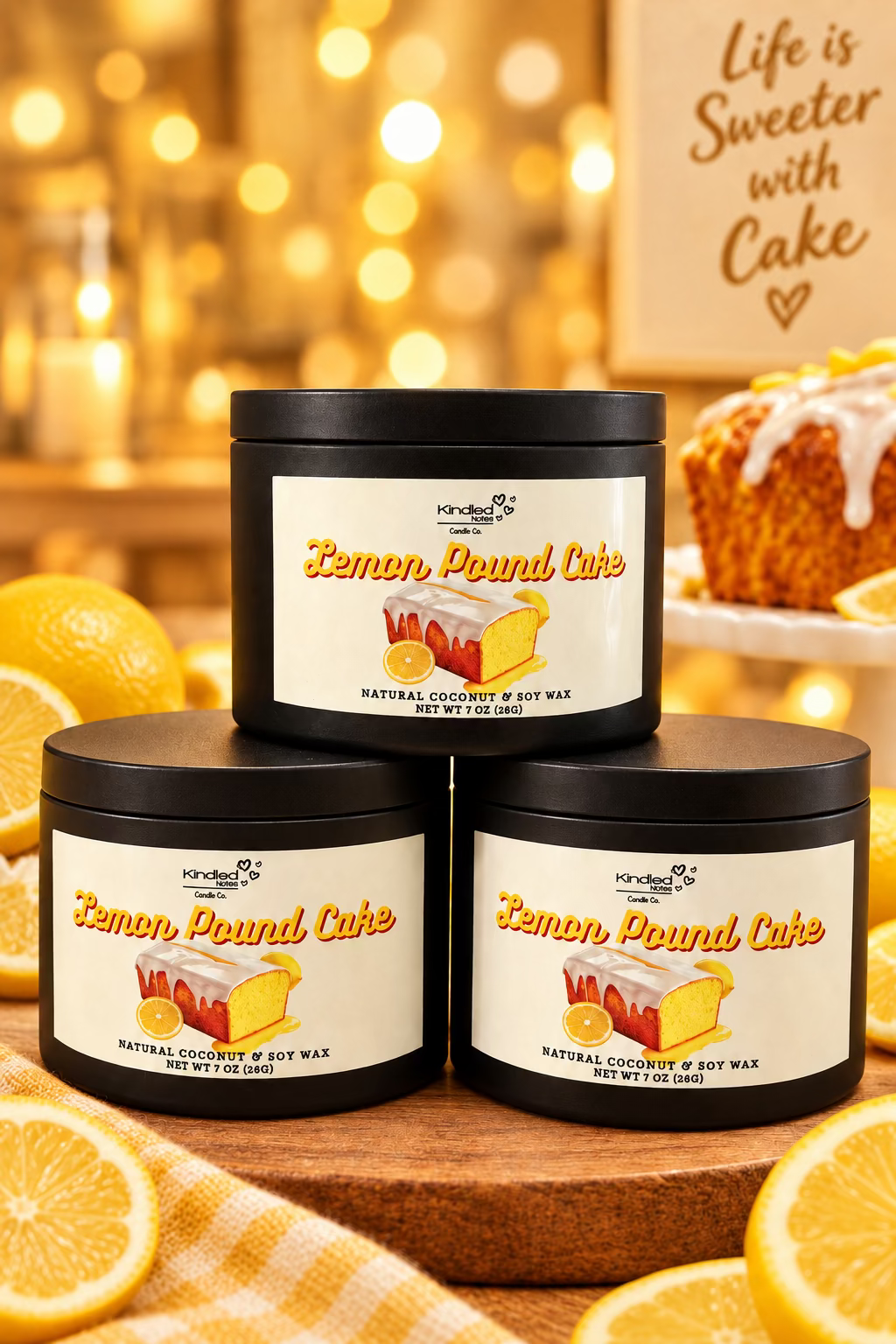 Lemon Pound Cake 7oz Candle