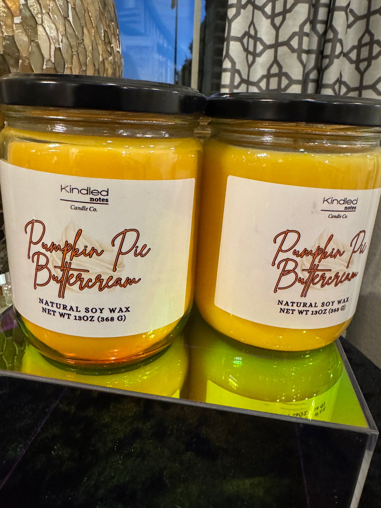 Pumpkin Pie buttercream Candle