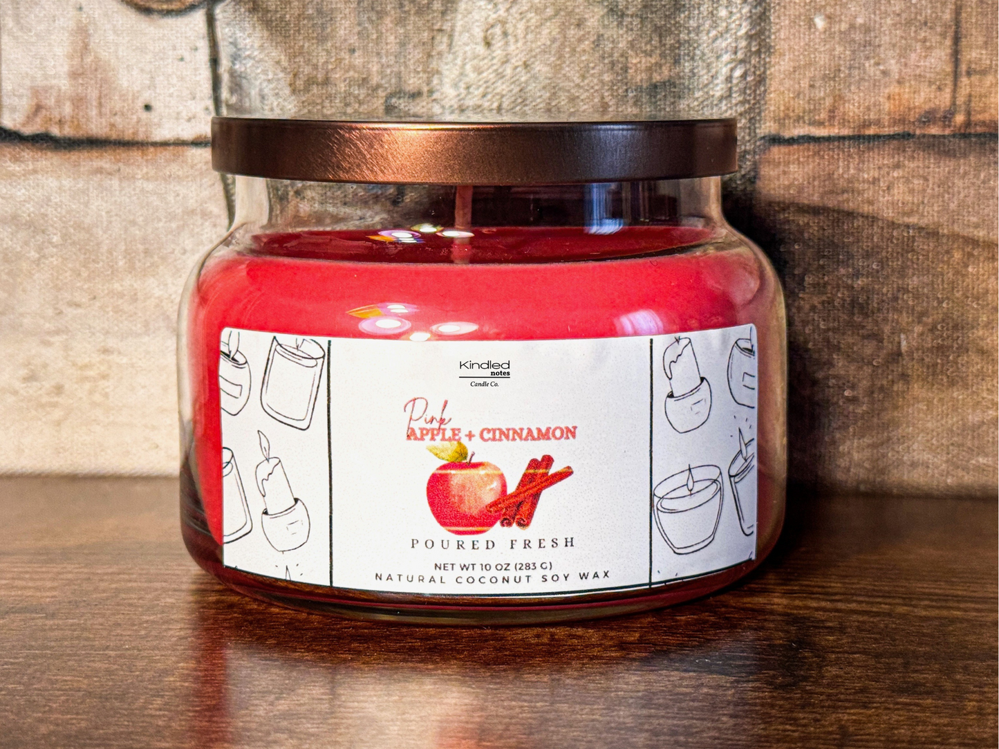 Pink Apple Cinnamon Signature Candle
